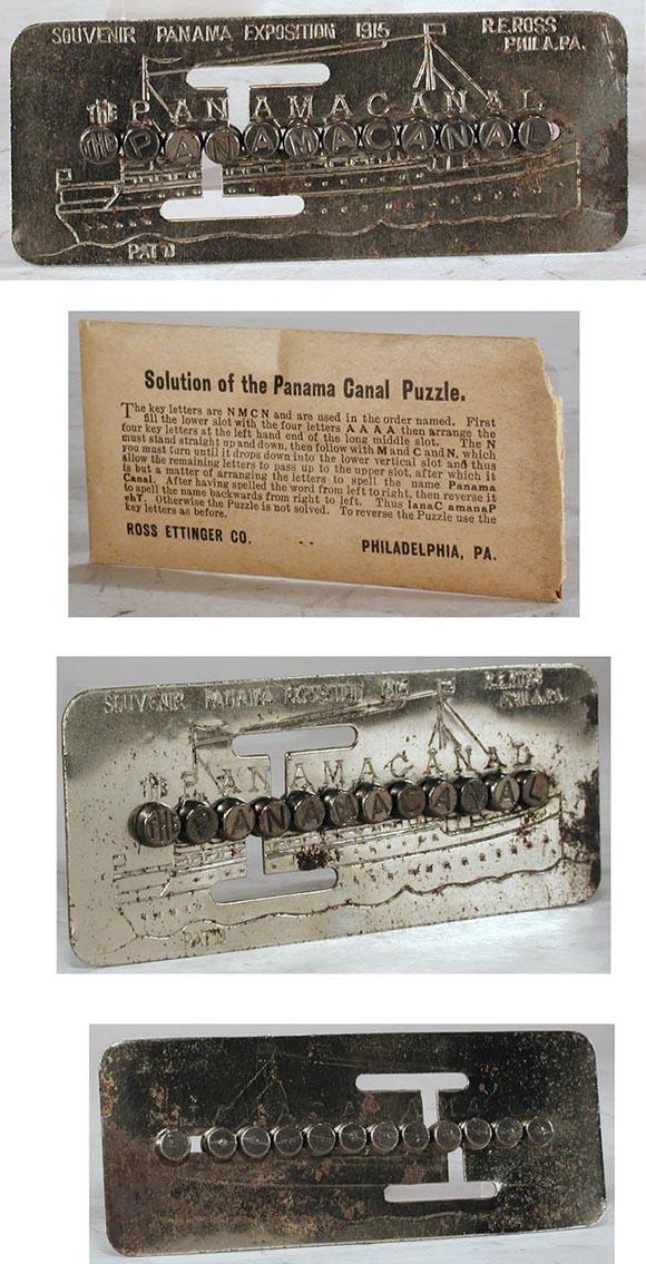 1915 Panama Pacific Exposition Souvenir Puzzle in Original Envelope